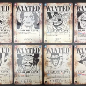One Piece Card Wanted Card Complete set of 8 Japanese NM