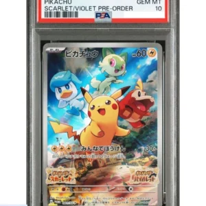 [PSA 10] Pikachu PROMO 001/SV-P Scarlet Violet Pre Order Pokemon Card Japanese