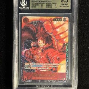 One Piece Awakening Monkey D. Luffy 1st Anniversary Special ST01-012 BGS 9.5 Gem
