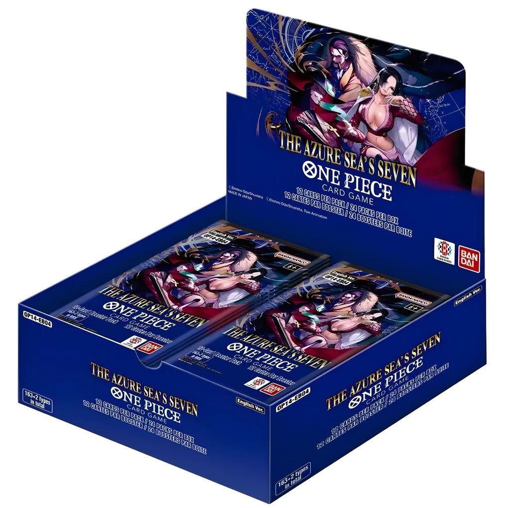 ONE PIECE OP-14: The Azure Sea’s Seven – Booster Box (English) 1 ONE PIECE OP-14: The Azure Sea’s Seven – Booster Box (English)