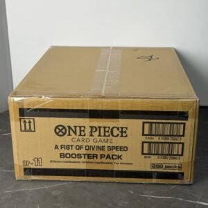 One Piece Card Game TCG OP-11 A Fist Of Divine Speed Booster Box Sealed Case